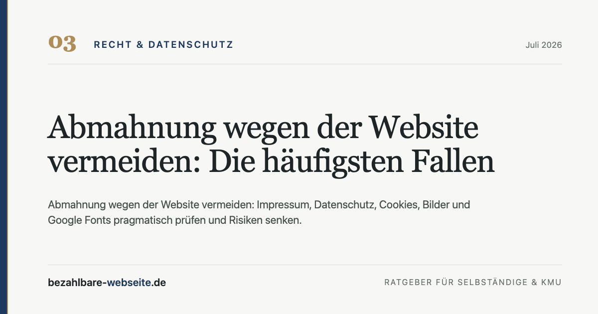 Bir işletme sahibi Impressum Datenschutz çerezler ve görsel hakları için web sitesi kontrol listesi inceliyor