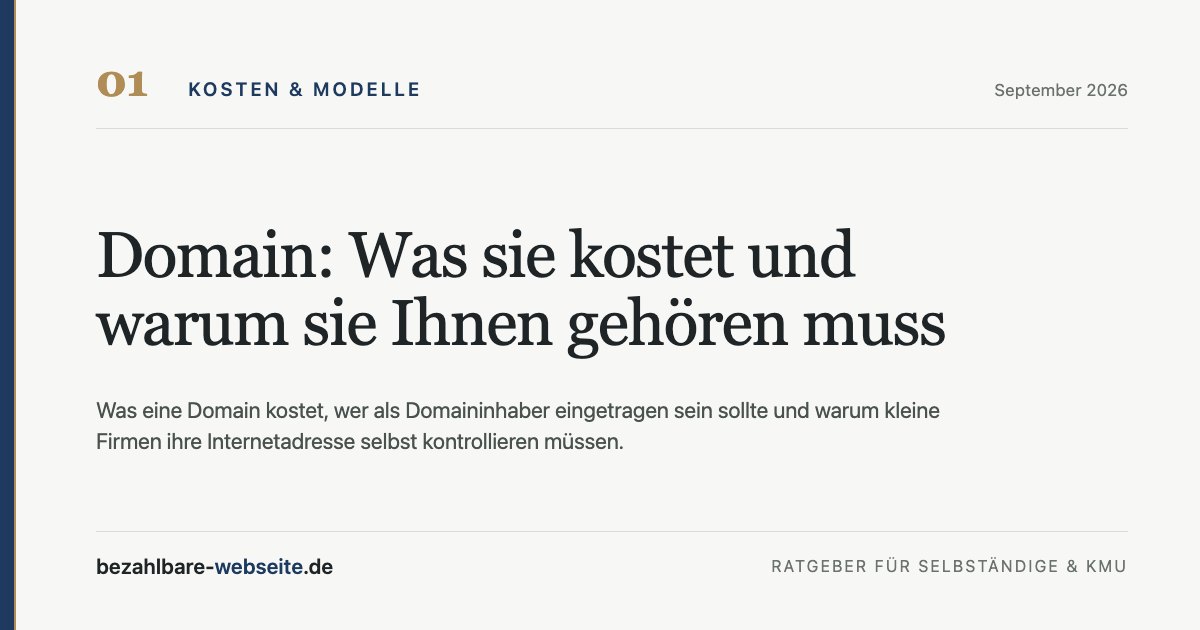Editoriale Illustration einer Firmeninhaberin, die eine Webadresse wie einen digitalen Schlüssel kontrolliert