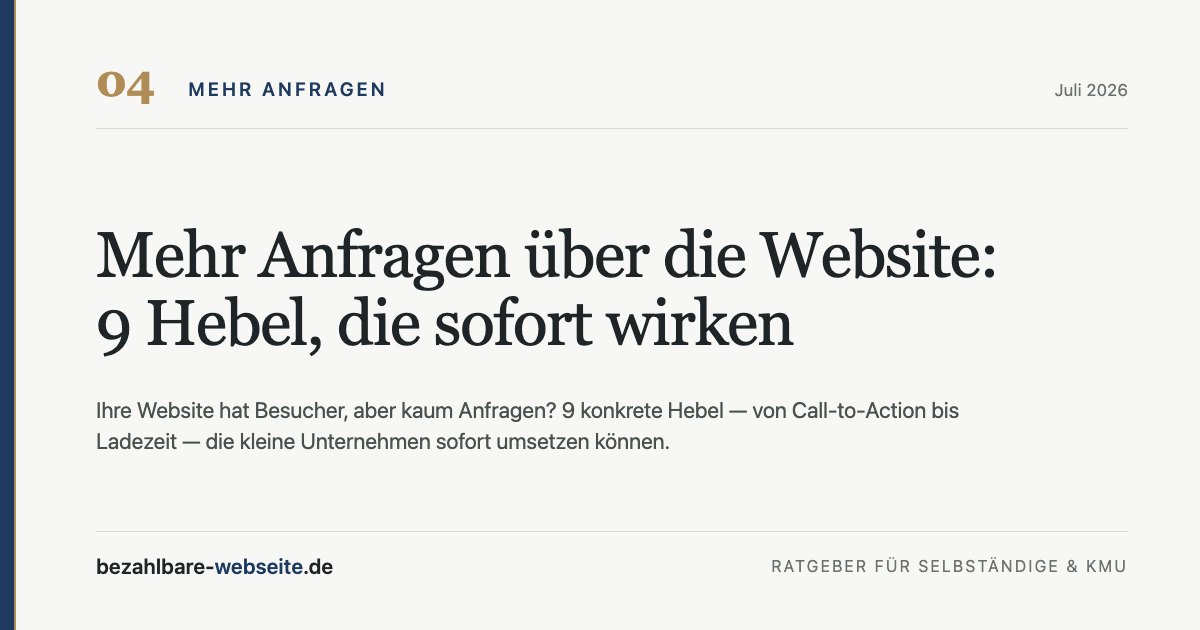 Illustration: browser window with a call-to-action button attracting incoming inquiries