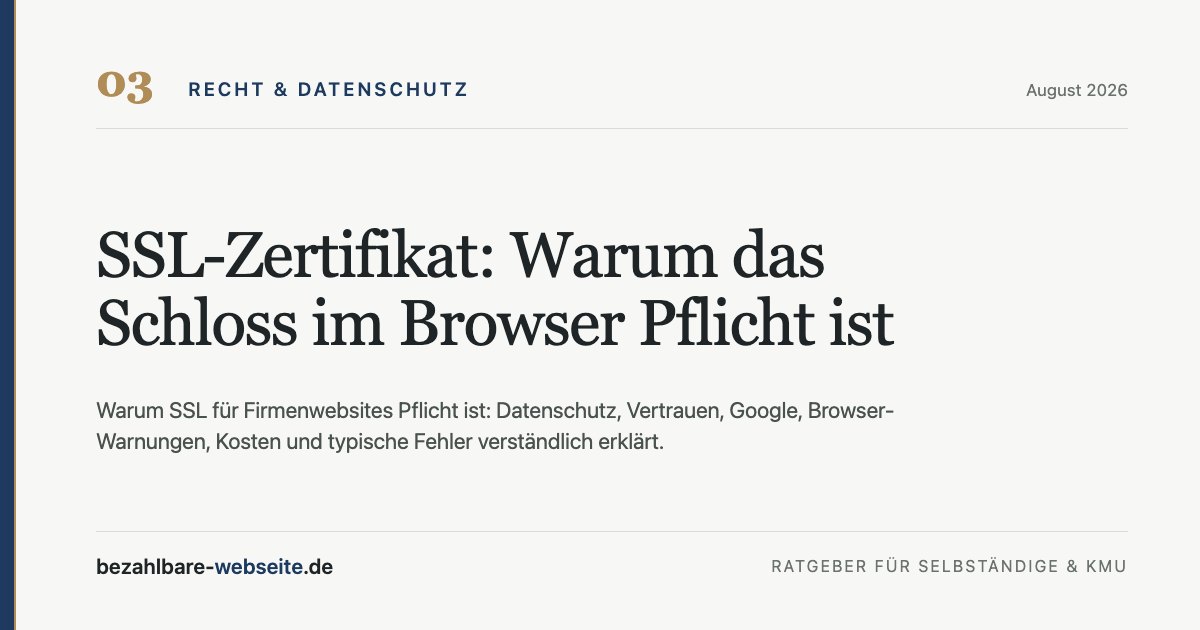 Kilit sembolü, Datenschutz kalkanı ve şifreli bağlantıları olan firma website illüstrasyonu