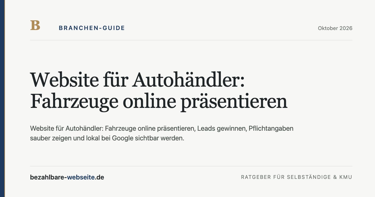 Editorial illustration of a car dealer website with digital vehicle stock, search filters, location pin and customer enquiries