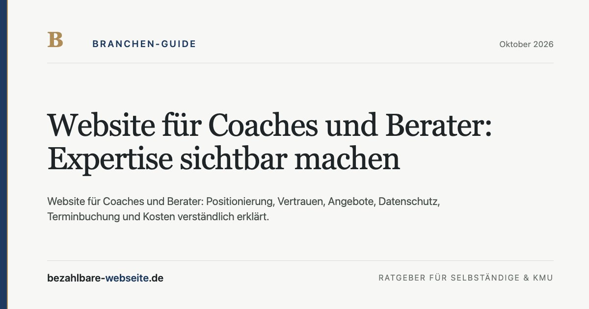 Editorial illustration of a coach and consultant website with expert profile, booking and testimonials